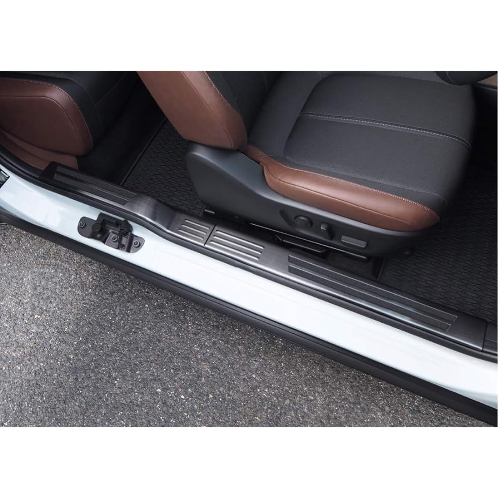 Samurai Produce Mazda MX-30 Scuff Plate Side Step Inside Front Rear Set 4P Black Hairline