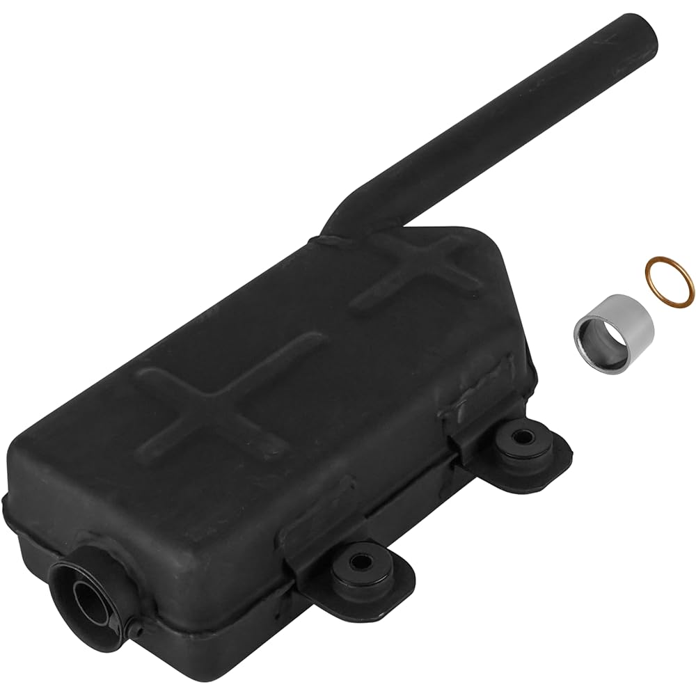 Caltric Exhaust Muffler with Gasket Compatible with Kawasaki Bayou 250 Klf250A Klf250 A 2003 2004-2009