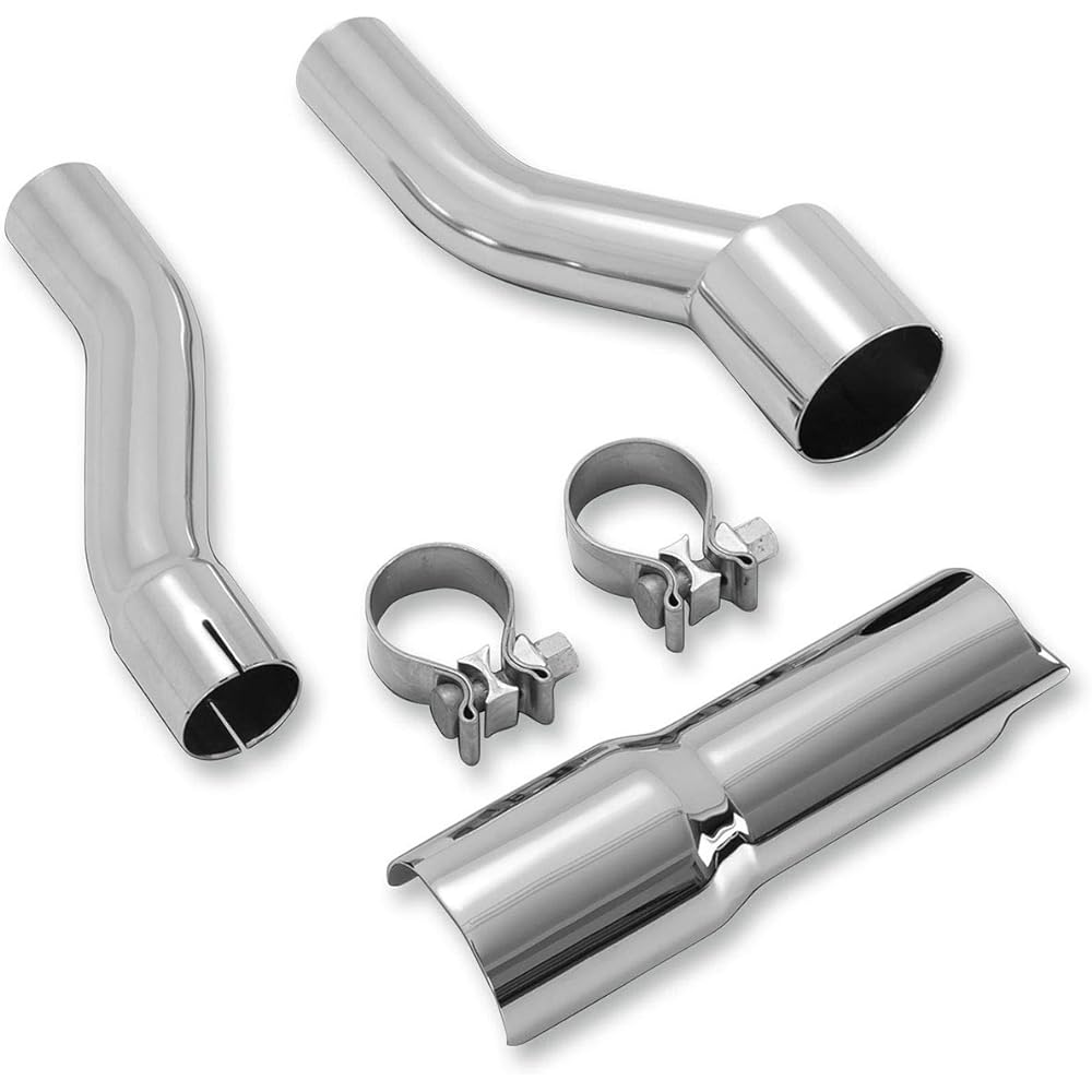 VANCE & HINES 17-19 Harley FLHTCUTG Trike Exhaust Adapter Kit (Chrome)