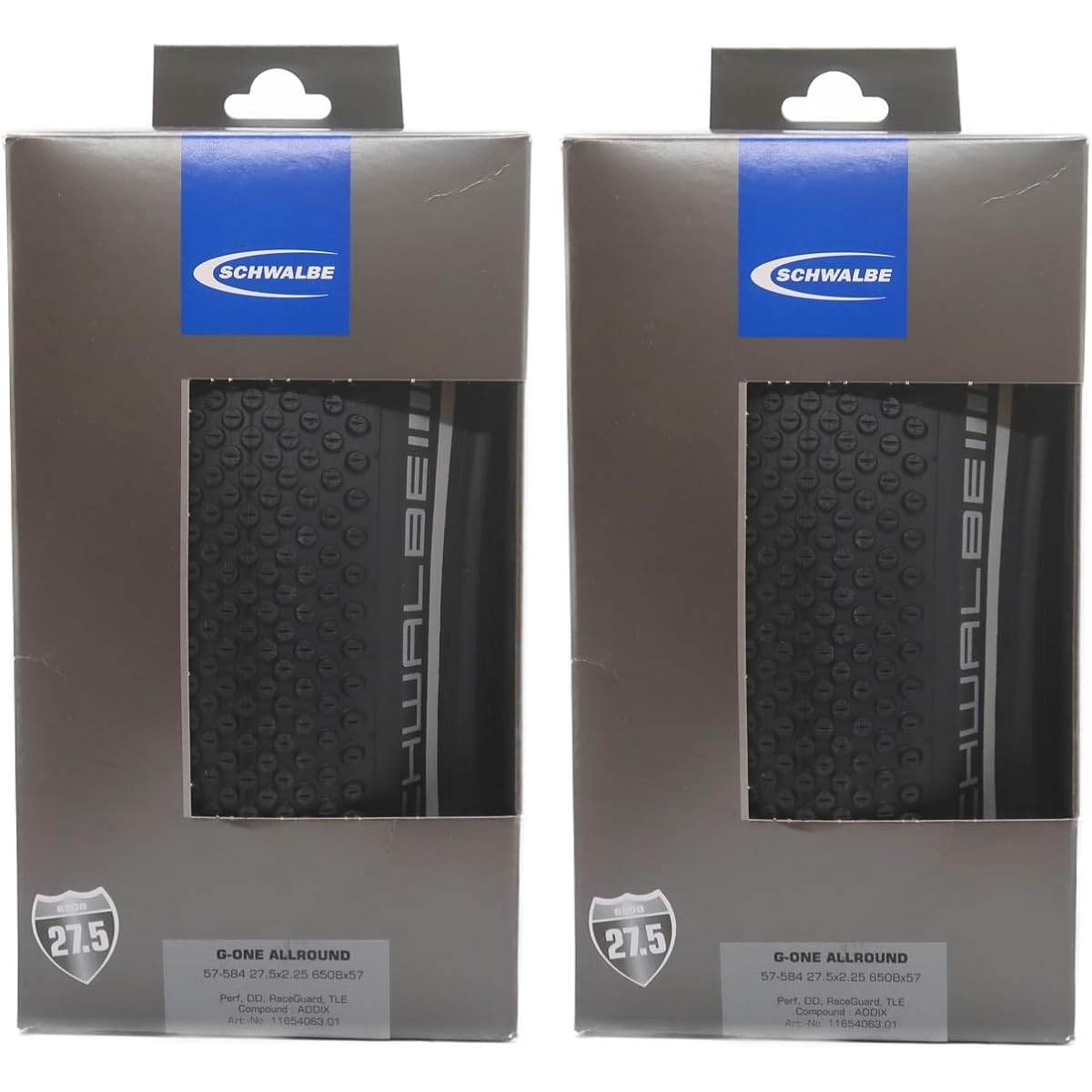 Set of 2 SCHWALBE G-One All round 27.5×2.25(57-584,650Bx57) TLE Tire Performance Line ADDIX [Parallel Import]