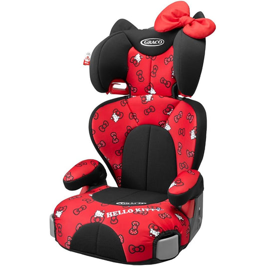 GRACO (Greco) Junior Seat, Seatbelt Fixed, Junior Plus DX, Around 3 to 11 Years Old, Long Use, Includes Cup Holder, Removable Backrest (Hello Kitty RD) 67400