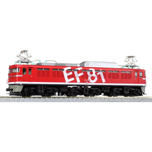 KATO HO Gauge EF81 95 Rainbow Paint Machine 1-322 Railway Model Electric Locomotive Red