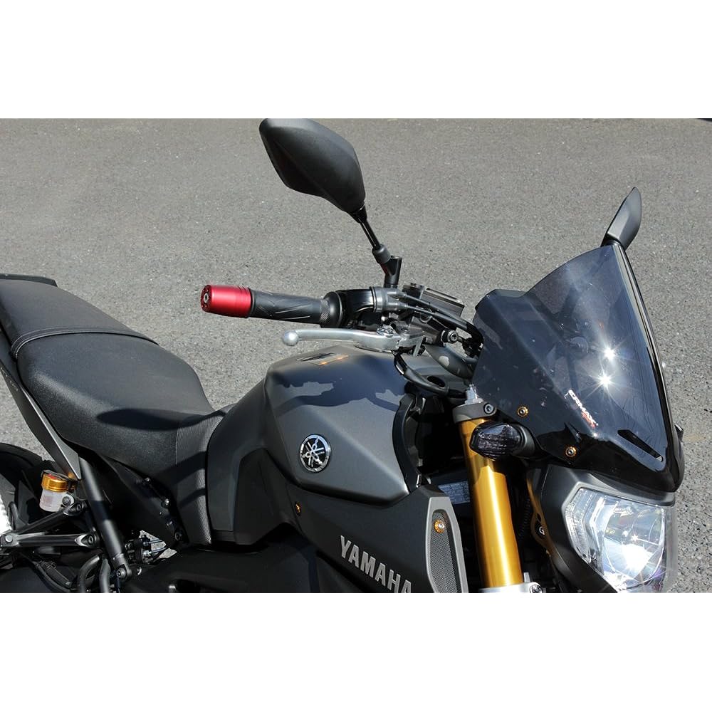 POSH Handlebar End for Yamaha Vehicles M16 for Yamaha Ultra Heavy Bar End Matte Red 2 Pieces 031779-22 Bar End Cap