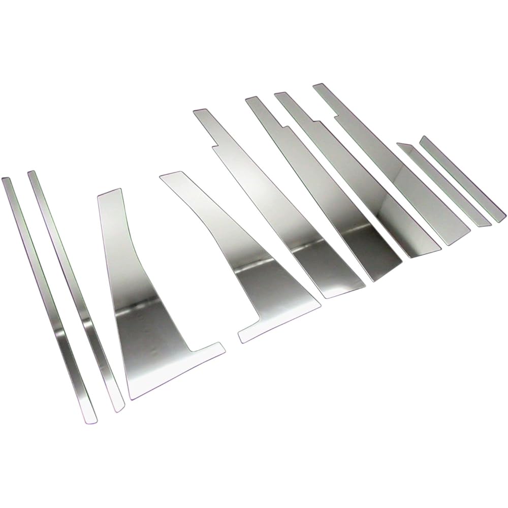 BRIGHTZ Move Custom LA100S LA110S Super Mirror Stainless Plated Pillar Panel Wide Visor Useful 10PC [PIL-SIL-359] LA LA100 LA110 100 110 Move Move Custom Move Custom 19817