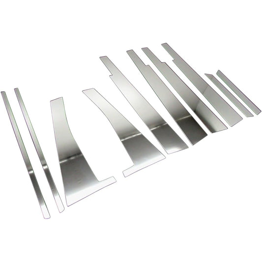 BRIGHTZ Move Custom LA100S LA110S Super Mirror Stainless Plated Pillar Panel Wide Visor Useful 10PC [PIL-SIL-359] LA LA100 LA110 100 110 Move Move Custom Move Custom 19817