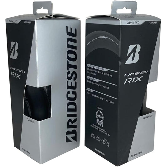 Bridgestone Anchor Extenza R1X 700×25C (R1X725C) Black Foldable Set of 2