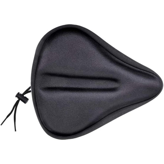 Bicycle Saddle Cover, Large Soft Saddle, Low Repulsion, Super Thick PVC, Anti-Slip, Shock Absorption, Breathable, No Pain in Your Buttocks, Doesn't Slip at All, Black, Ideal for Mom's Chari, Electric Bicycle, Light Vehicle