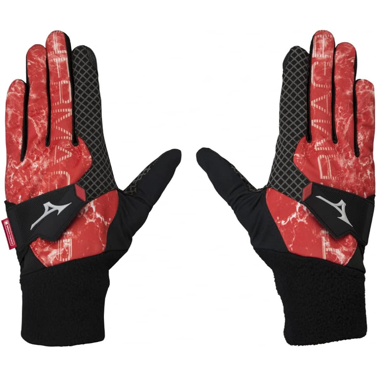 MIZUNO Golf Gloves Therma Grip 2022 Model Men's For Both Hands Uses Moisture Absorbing Heat Generating Material "Breath Thermo" Synthetic Leather + Foam Resin Print Processing/Synthetic Leather + Synthetic Fiber Breath Thermo 5MJMB252
