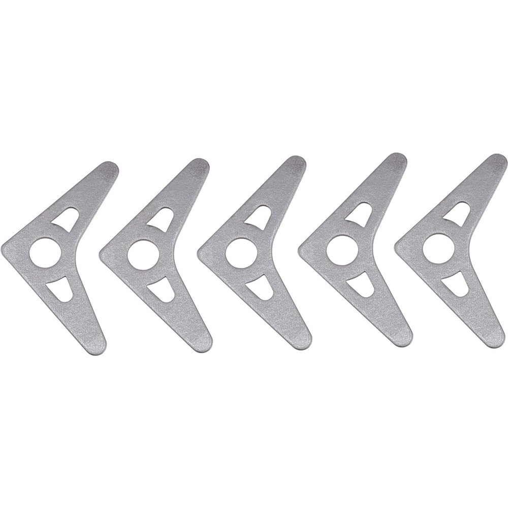 SPEEDWAY MOTORS Roll Cage Shaba Steel Welding Gasset Plate with Plate Hole 25 m 0.105 inch thickness 1-3/4 inch x 1-3/4 inch gusset and 5 L thickness 0.125 inch x 4 inch gasette