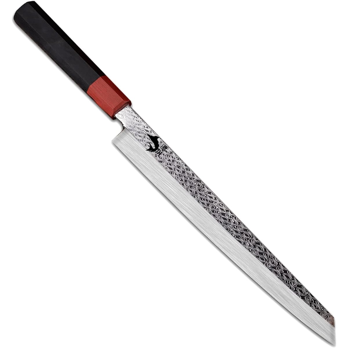 Irikawa Yanagiba Knife, Cutting Type (Sword Type) Sashimi Knife [10Cr15MoV Steel] [Blade Length 270] Single-Edged Right-handed Japanese Knife for Cooking, Fish Sashimi Dishes, Perfect as a Gift