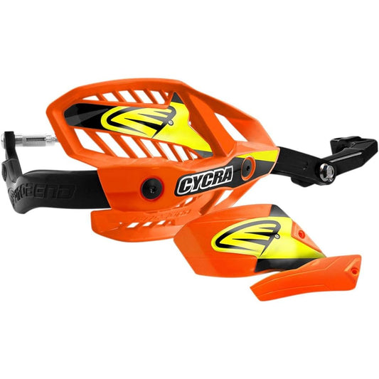 CYCRA 1CYC-7506-22HCM Ultra Pro Bend Hand Guard 1 1/8 inch HCM with Clamp-Orange