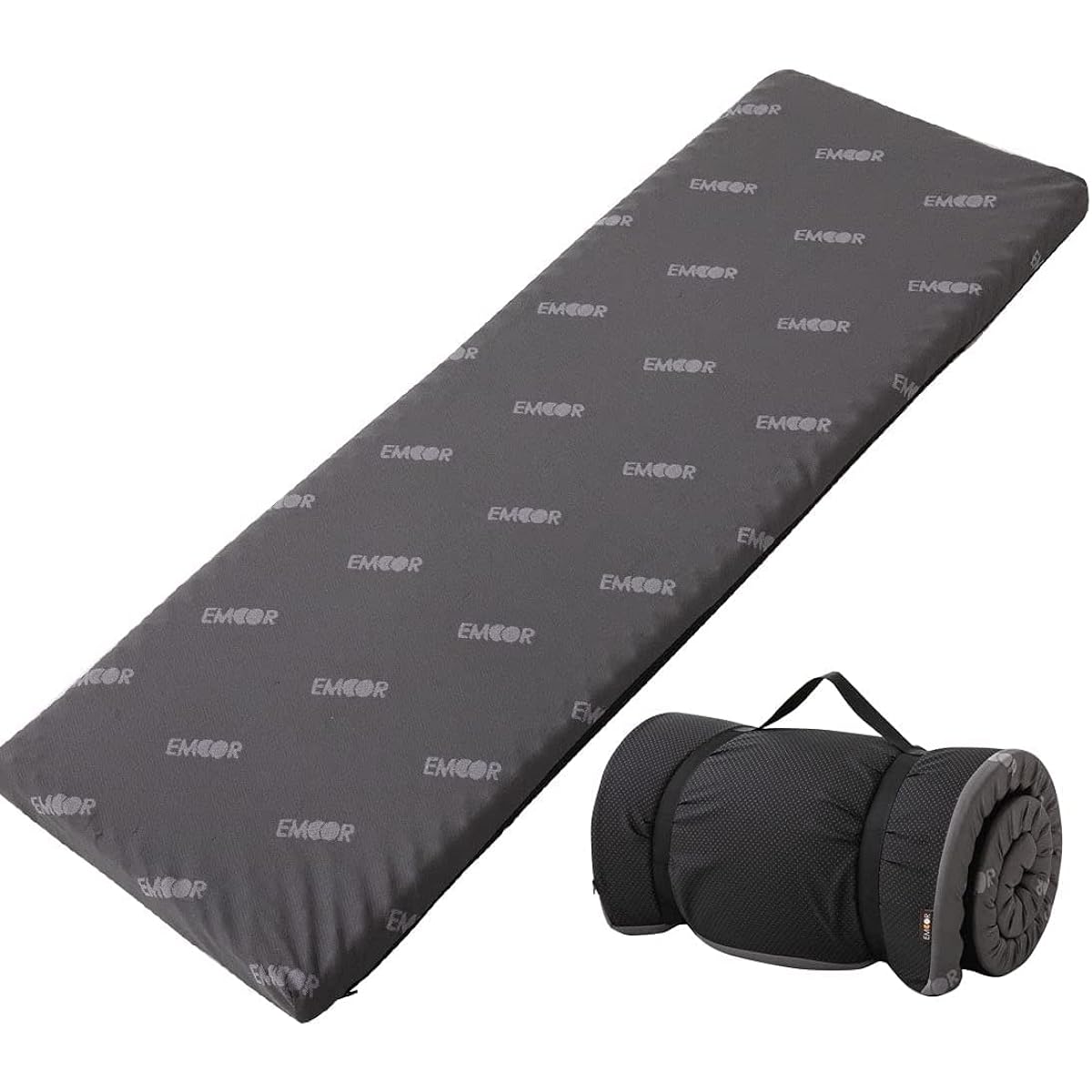 Emur Sleeping Mat Long Zabuton 180 Camping Outdoor Mat Compact High Resilience Urethane Lightweight Approx. 1.72kg Sleeping Mattress Washable Cover