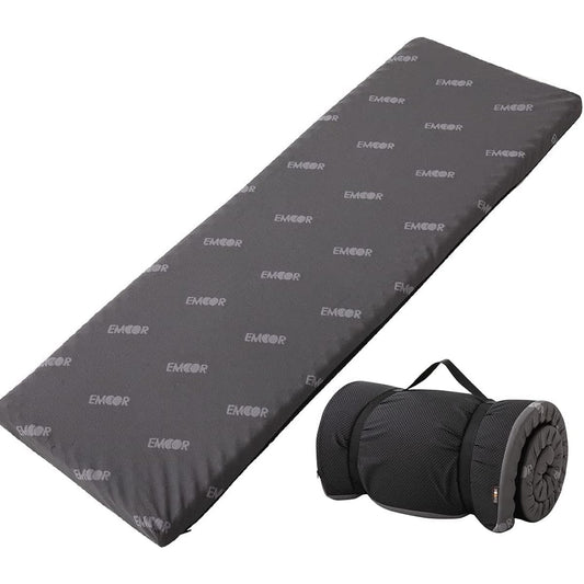 Emur Sleeping Mat Long Zabuton 180 Camping Outdoor Mat Compact High Resilience Urethane Lightweight Approx. 1.72kg Sleeping Mattress Washable Cover