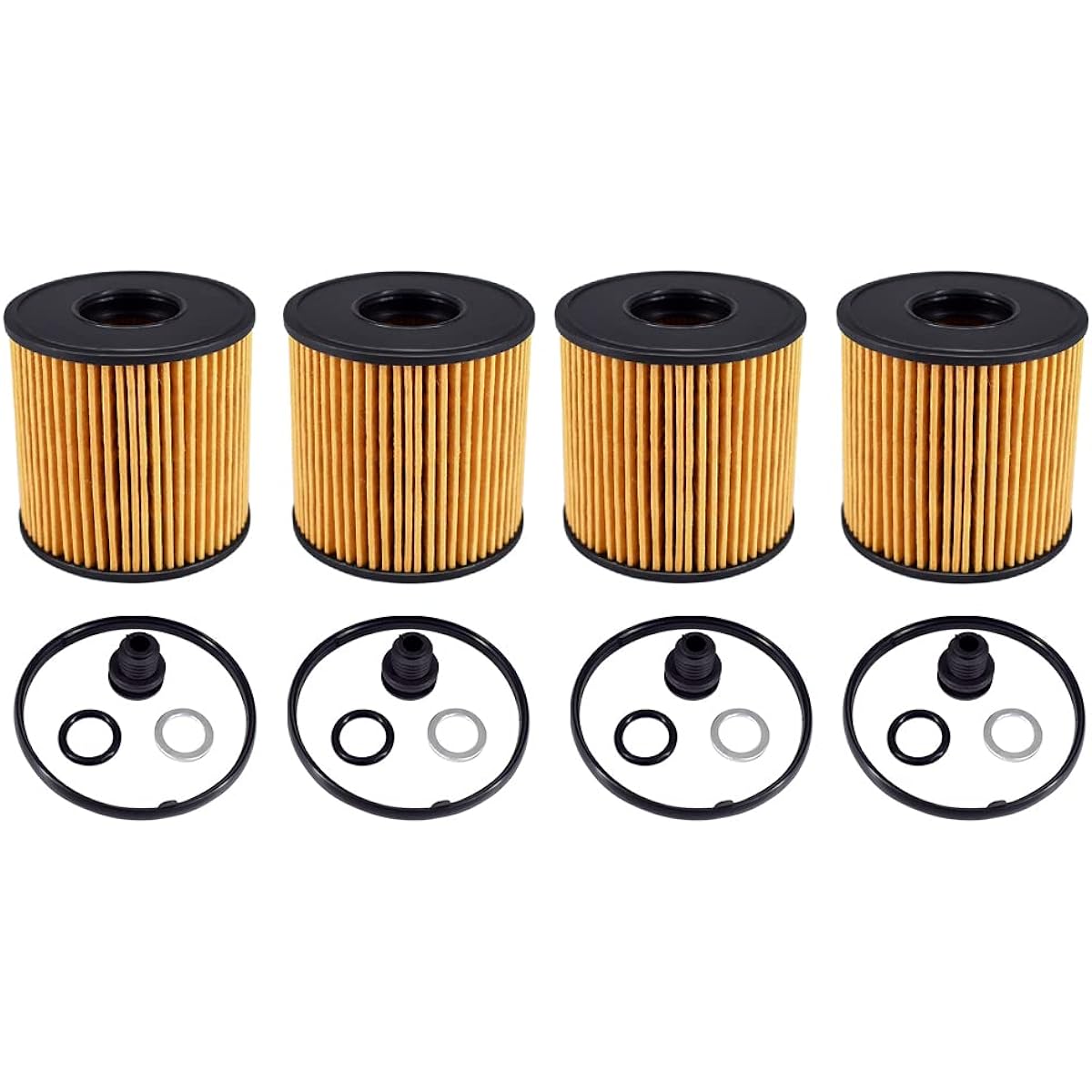 26350-2J000 Engine Oil Filter 2021-2022 Hyundai Erantra 2.0L 2020-2022 Sonata 2.0L Hybrid (4 pieces)