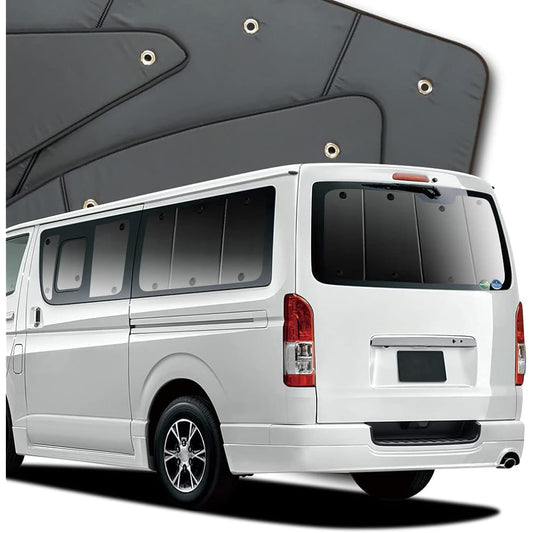 Hiace 200 Series Standard 6 Type 7 Type Curtain Sunshade Sleeping in Car Goods Privacy Sunshade Rear ``01s-a052-re''