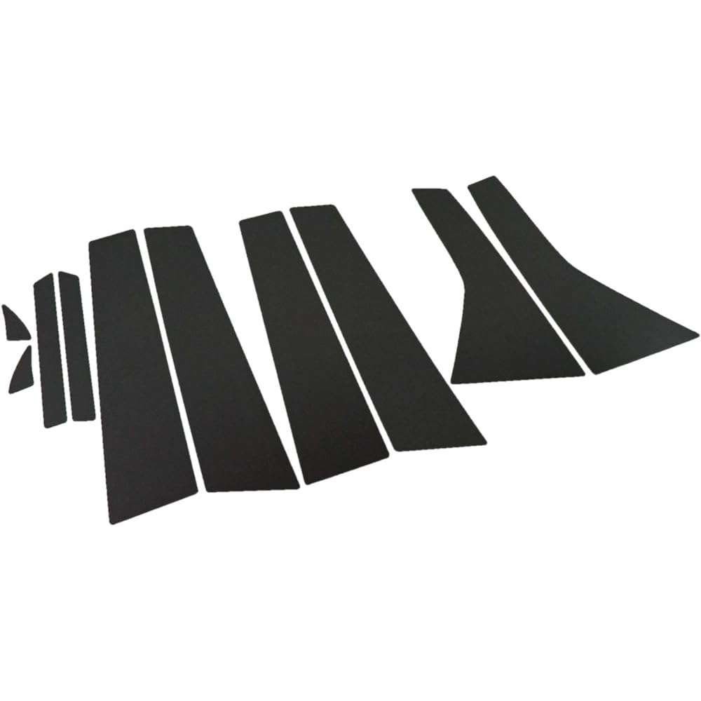 BRIGHTZ Stream RN6-9 Super Mirror Black Plated Pillar Panel Cover 10PCs Without Visor [PIL-BLA-212] 5064