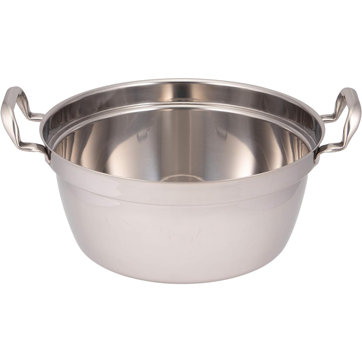 Endo Shoji Commercial Power Denji Yen Pot 36cm IH Compatible Stainless Steel Made in Japan AEV1436