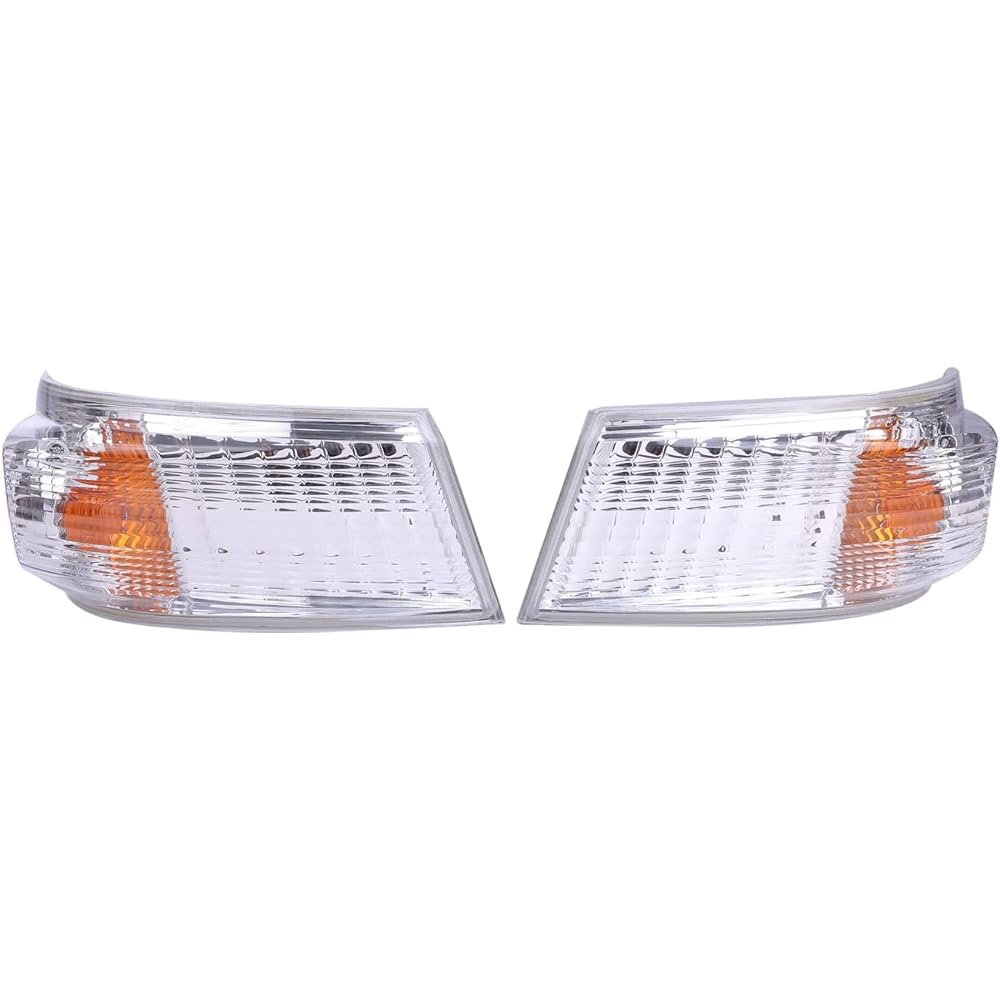 CustomDivine Turn Signal Lamp Light Lens Blue Tech Canter FBA00/20/30/50/60 FEA20/50/80 FDA00/20/40 FGA20 Right Driver Seat Left Passenger Seat Mitsubishi Fuso General Purpose External Product (Left and Right Set)