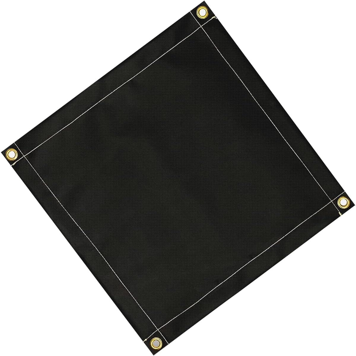 CORKAS Bonfire Sheet, Sputter Sheet, Bonfire Stand Sheet, Non-Stinging, Fireproof, Heat Resistant, Flame Retardant, Wood Stove, Barbecue Stove, Silicone Black, Black