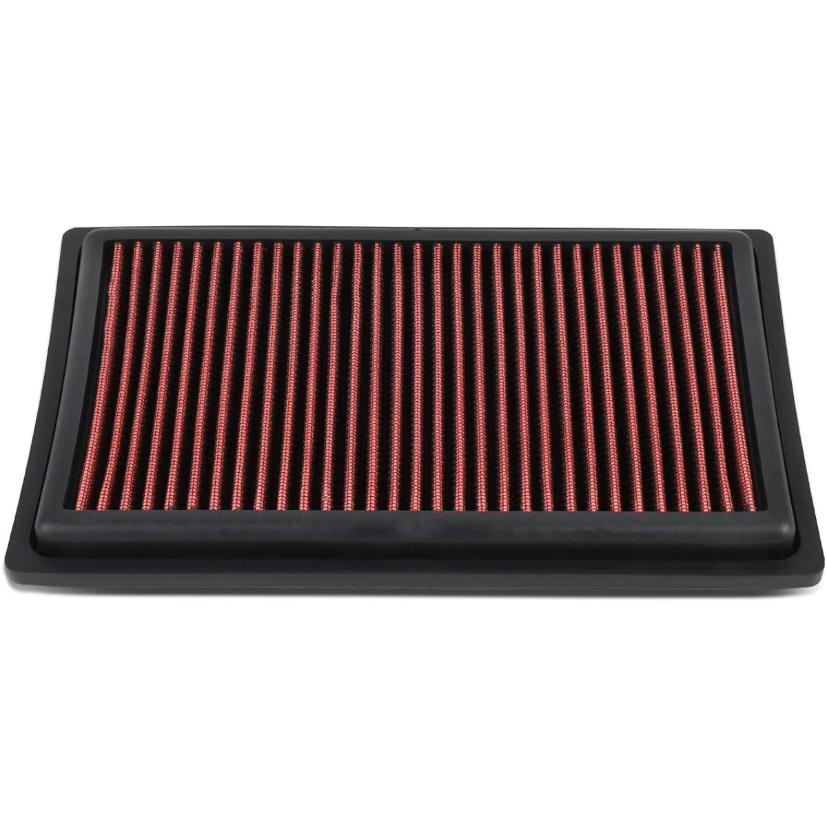 DNA MOTORING AFPN-190-RD Washable Drop Instant Panel Air Filter Engine Performance LC300]