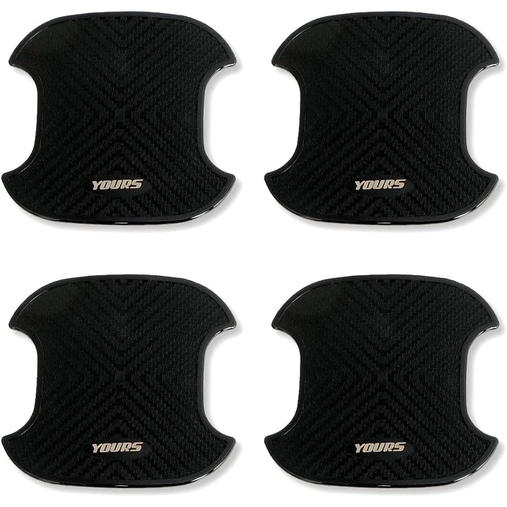 YOURS Crown Crossover Exclusive Door Scratch Prevention Door Protector [B] Set of 4 Black Door Knob CROWN CROSSOVER Custom Parts Accessories Dress Up TOYOTA y409-016 [2] M