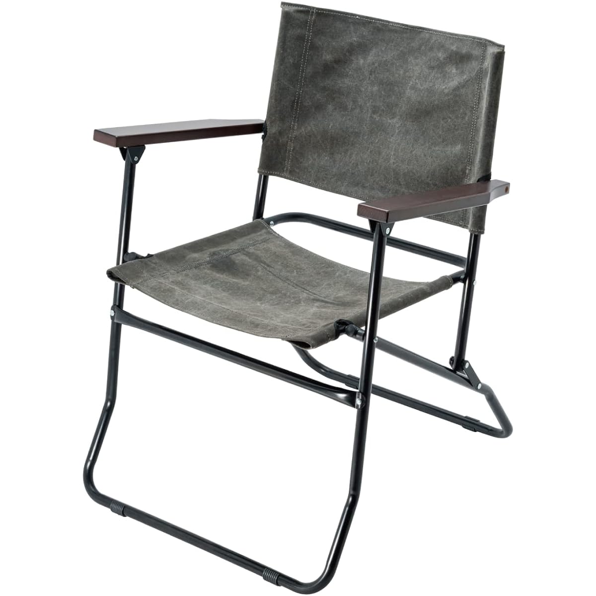 MIKAN WAXED CANVAS ROVER CHAIR HIGH Waxed canvas rover chair high Khaki