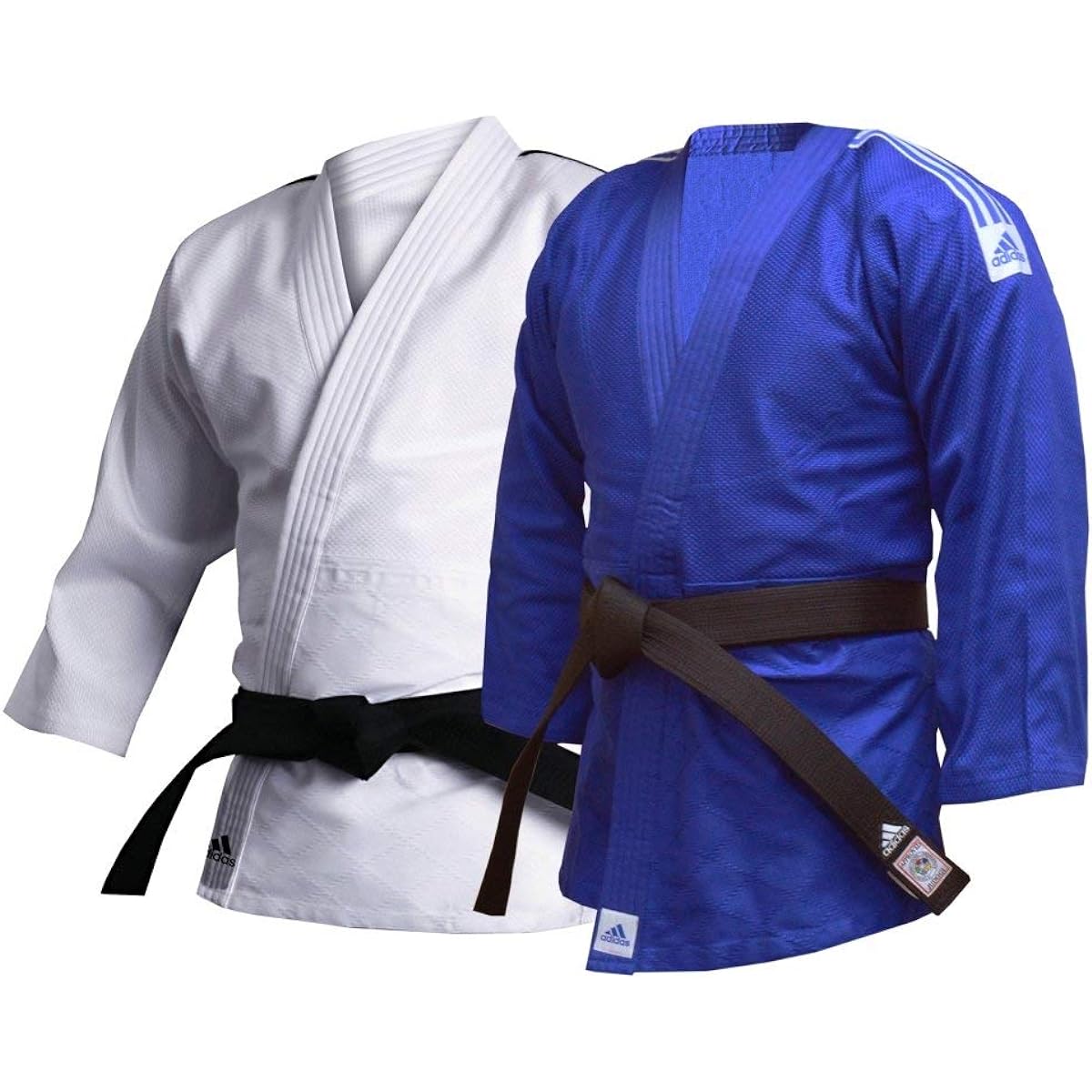 Adidas Combat Sports Judo Gi Training for Elementary and Junior High School Students Practice J500 White Judo Gi Black Stripe