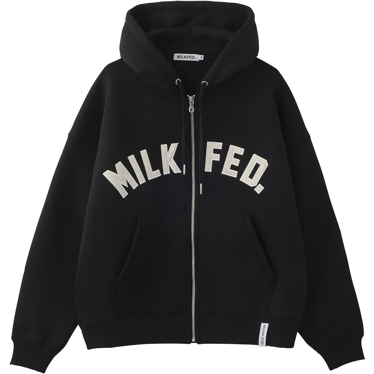 [Milkfed] Hooded Sweatshirt ARCH LOGO ZIP UP HOODIE Women's