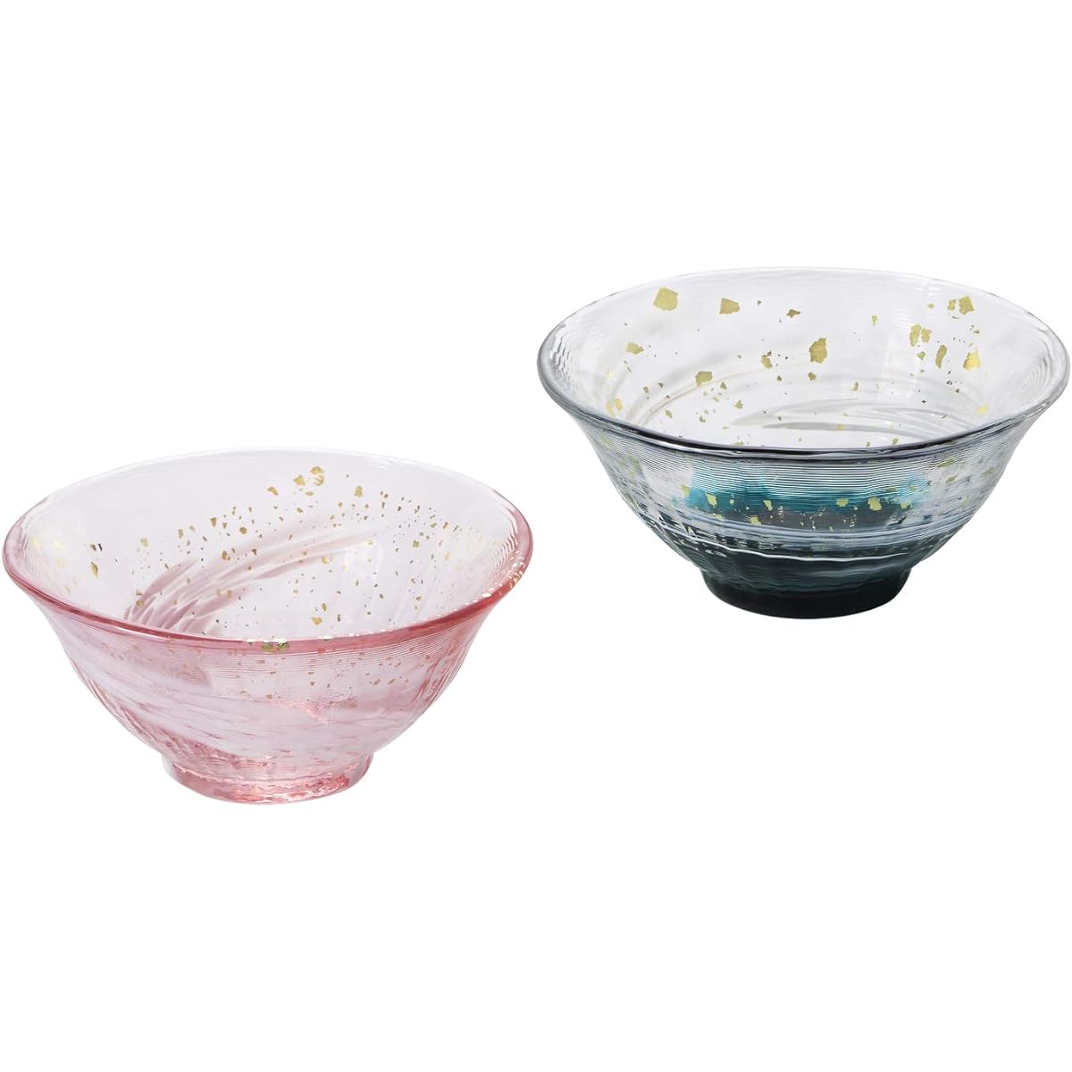 Adelia Tsugaru Vidro Cup Pair Set Souka Gold Color Presentation Box Made in Japan FS-71594