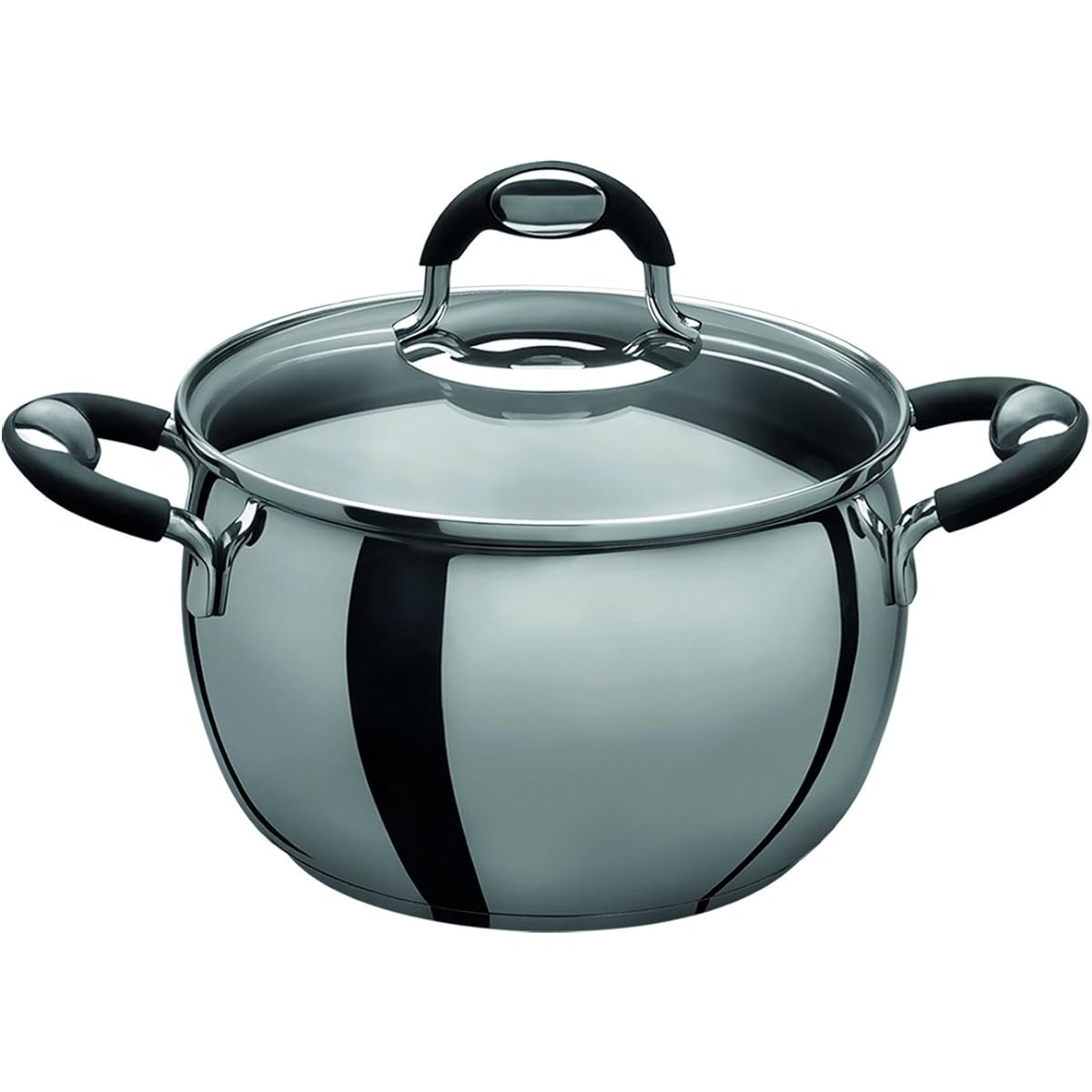 BIALETTI BELLYPOT High Pot Silver 18cm