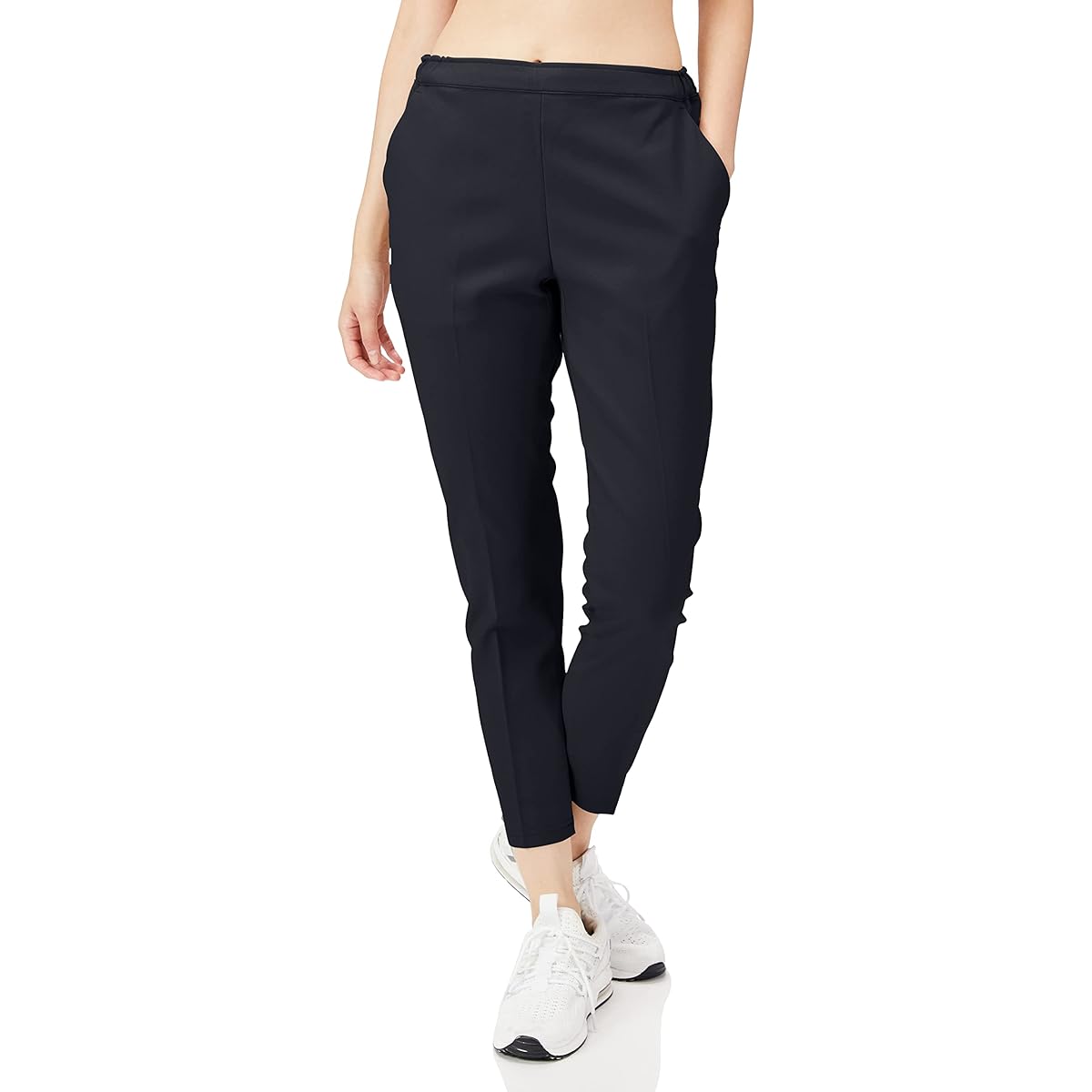 [Le Coq Sportif] Long Pants (Single Item), Quarter Length, Training, Light Absorption Heat Generation, Water Repellent, Stretch, Stable Shape, Women's