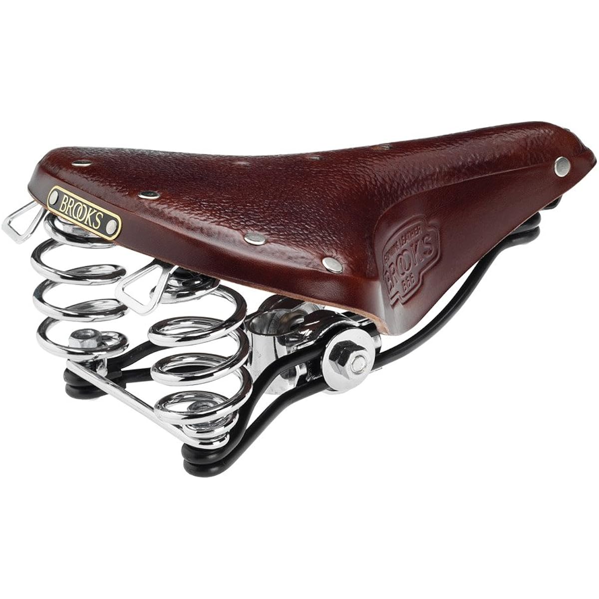 BROOKS Leather Saddle B66 Model with Spring From Town Riding to Touring [Japanese Genuine Product]