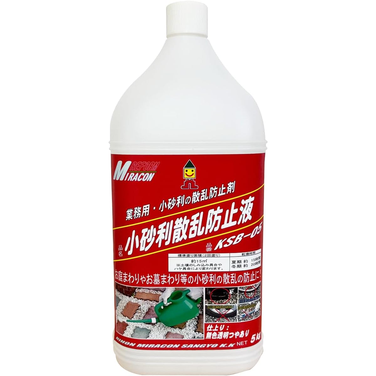 Nippon Miracon Small gravel scattering prevention liquid 5kg KSB-05