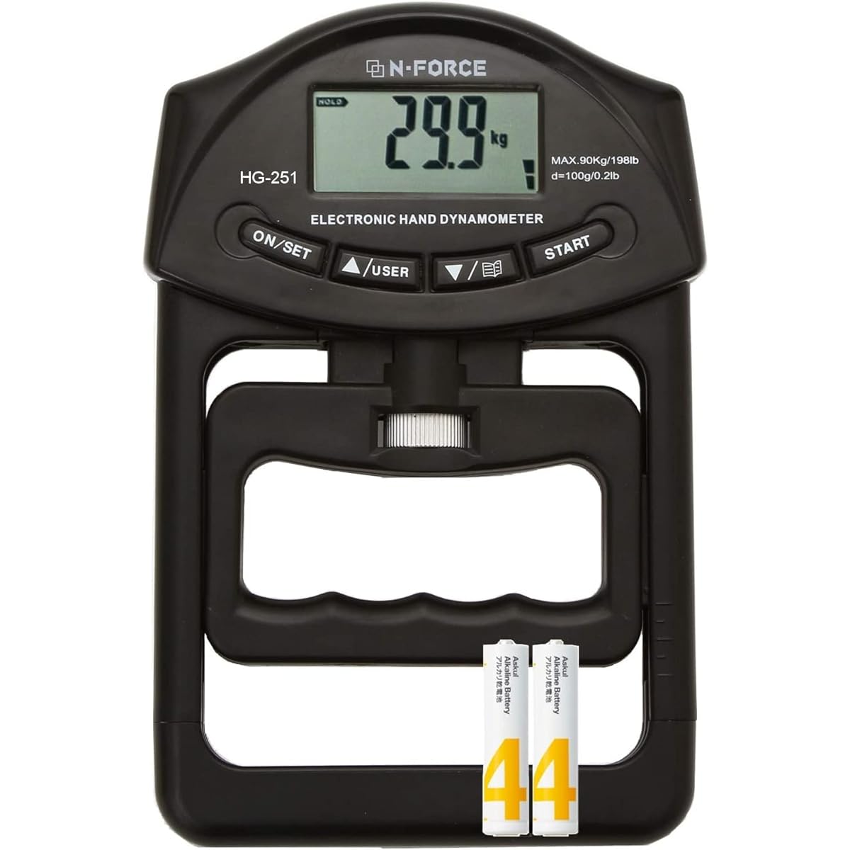 [You can see record updates at a glance] N -FORCE Genuine Digital Grip Strength Meter Grip Strength Measurement Warranty Included