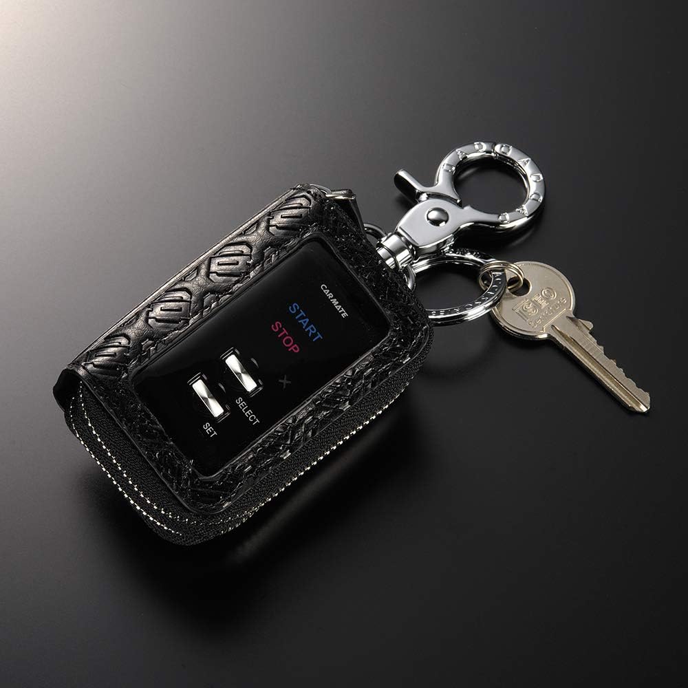 Garcon DAD Smart Key & Remote Control Case Type Monogram Leather Black HA515-01 D.A.D