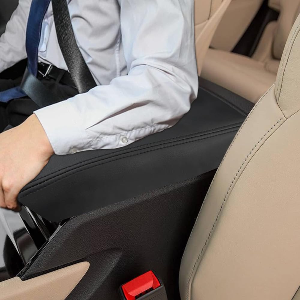 INTGET Care Center Console Arm Rest Cover Jeep Grand Cherokee 2022 2023 2024/Grand Cherokee L accessories 2021-2024 Armrest Box Dog Seat Cover Pad Console Protection Saver (Black) IN-1036466666666666666