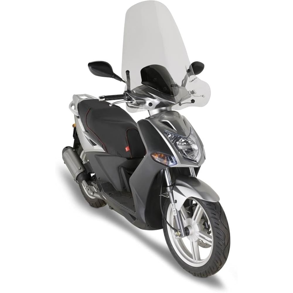 GIVI 441A Specific Windshield, Transparent for KYMCO AGILITY 50-125 72 x 66 cm (H x L) - 150 R16 (08>11)