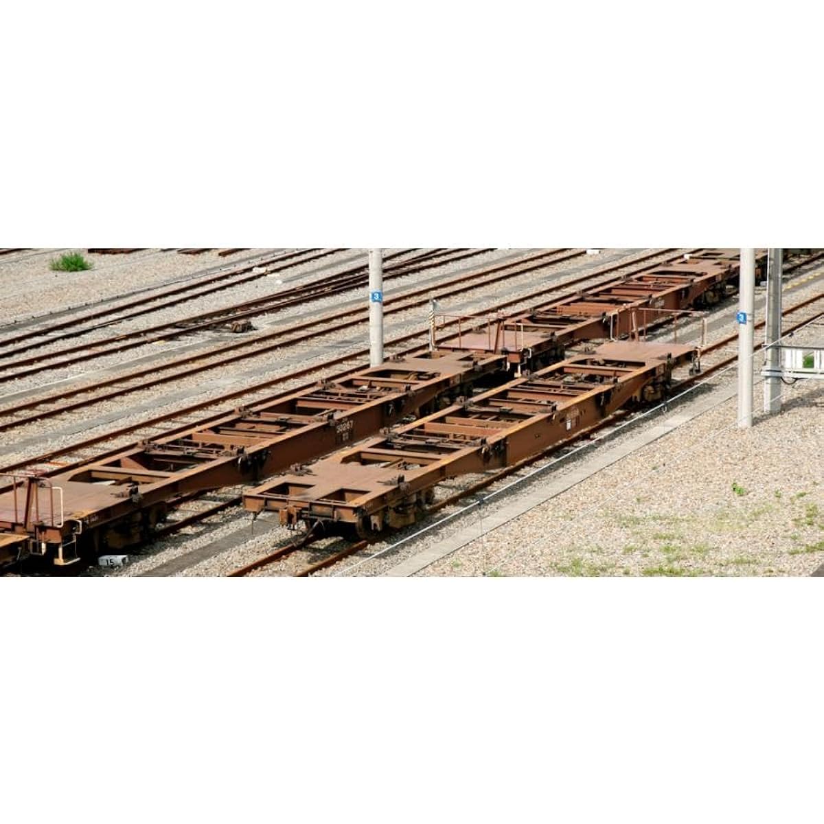 KATO N Gauge Koki50000 (Gray Dolly) No Container Loading 11-Car Set 10-1317 Railway Model Freight Car