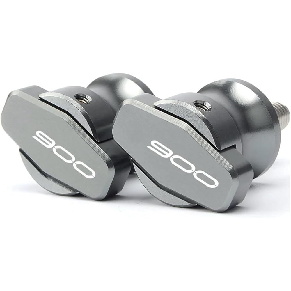 Bike Stand Swing Arm Slider 8mm Motorcycle Accessories CNC Aluminum Swing Arm Spool Stand Screw Slider For Z900 2017 2018 Z900 (Color: Titanium)