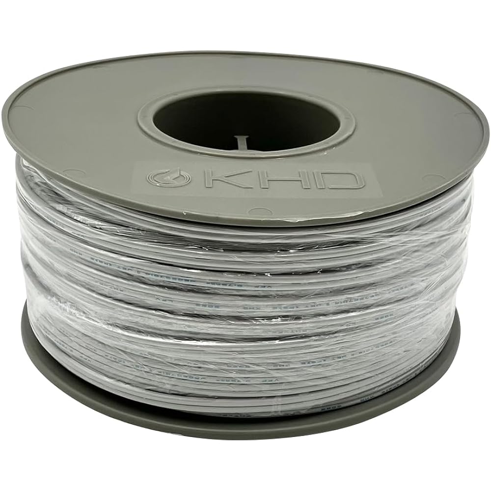 JAPPY Vinyl flat cord VFF 0.75mm gray/62-3146-29