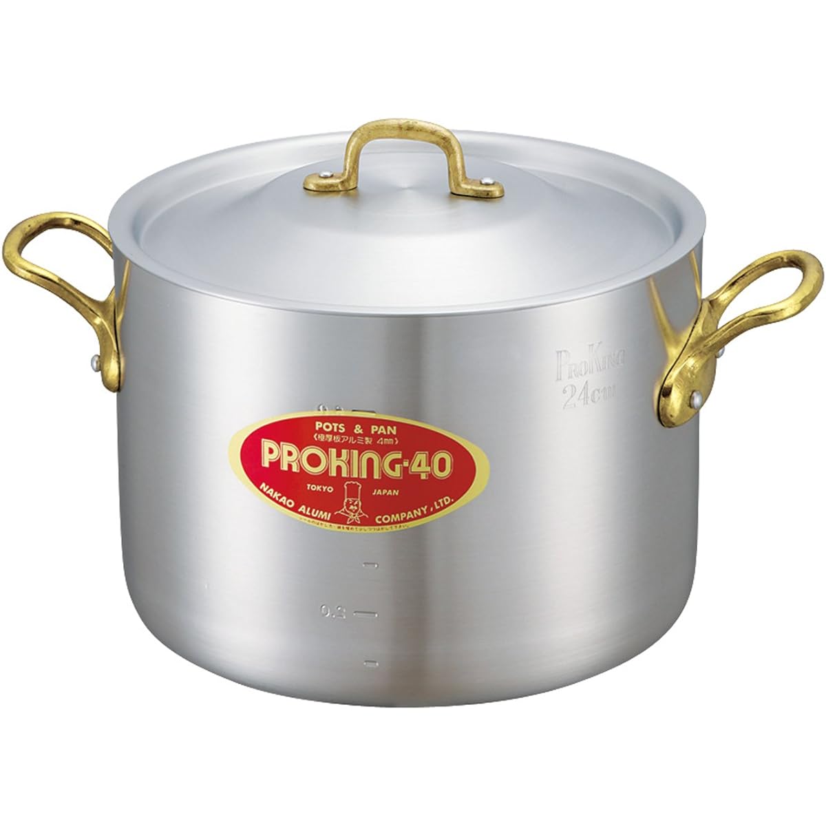 Nakao Aluminum Manufacturing Pro King half-body pot 18cm with tape measure PK-2