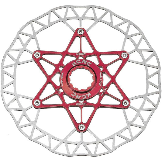 Disc brake parts KCNC center lock disc rotor 160MM red