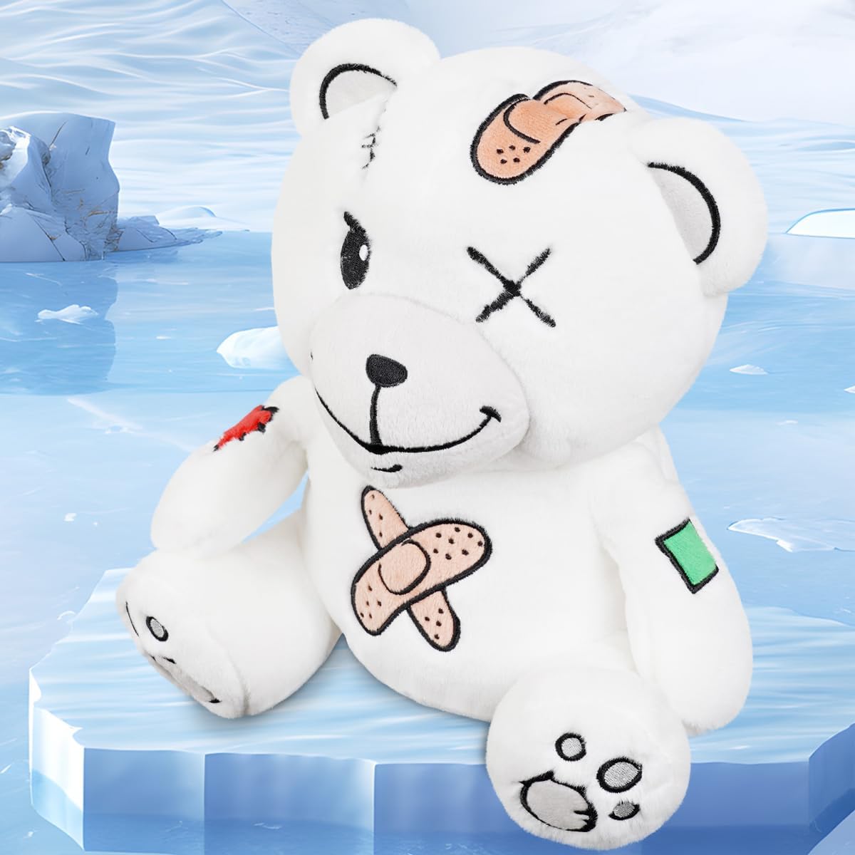 Golf Head Cover Character Driver Cover for DR 460cc Club Cover Wood Cover Stuffed Toy Type Easy to Put On and Take Off Healing Single Item Animal Cute Present Bear Bold Bear Polar Bear Polar Bear