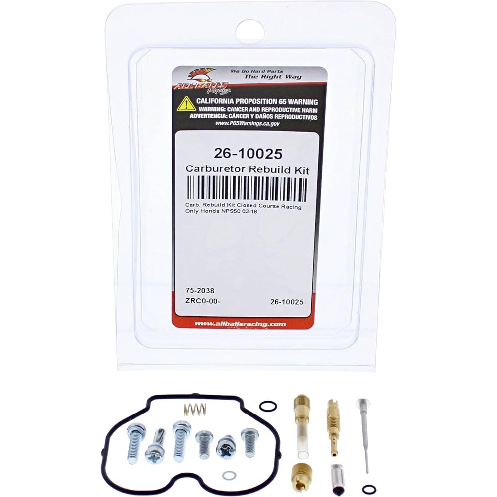 ALL BALLS Carburetor Refort Kit 26-10025 Honda NPS50 2003-2018