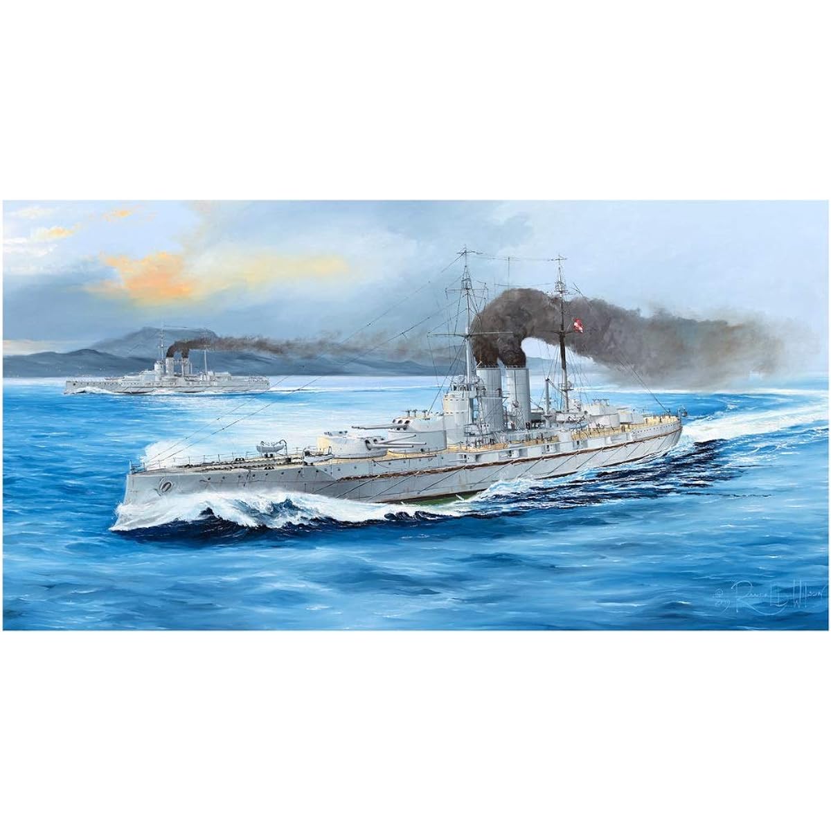 Trumpeter 1/350 Austro-Hungarian Imperial Navy Battleship SMS Filibus Unitis Plastic Model 05364