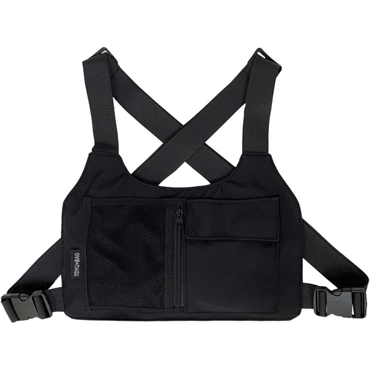 FOIROKASA Chest Bag Climbing Fishing Running Adjustable Vest Men's Radio Harness Outdoor Activities
