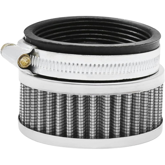 Motorcycle scooter Stainless steel air intake filter 58mm cleaner + clamp