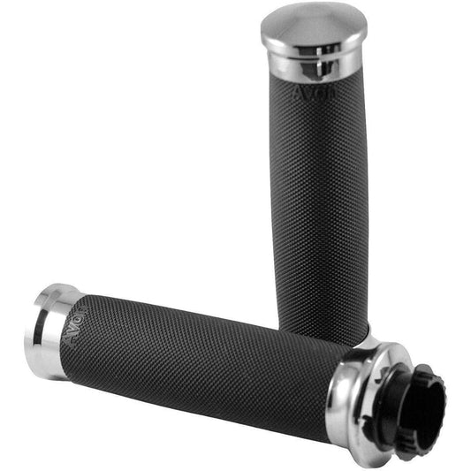 Avon Chrome Custom Custom Conto Metric Cruiser Grip -One Size