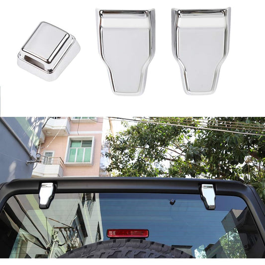 BORUIEN Reartail Window Hinge & Learrain Wipelodel Decorated Cabat Rim REAR Window Hinge & Nozzle Decor Silver Boruien