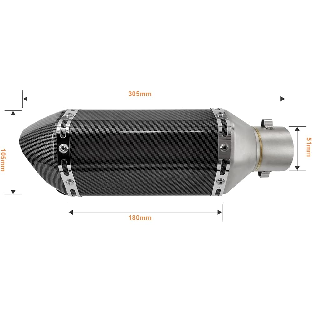 Auto -by Slip on Pipe Yamaha FZ07 MT07 2015 2016 2017 2019 2019 2019 2020 2021